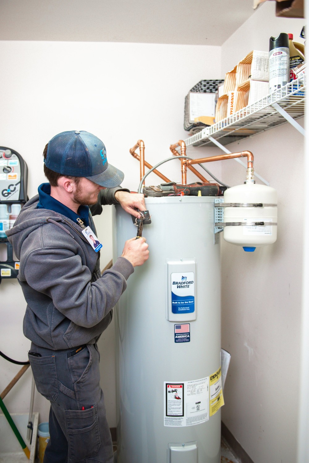man and woman in kitchen